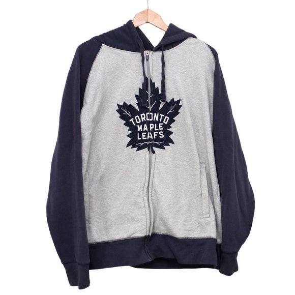 NHL | Shirts | Nhl Toronto Maple Leaf Mens Hoodie Sweatshirt Full Zip  Embroidered Hockey Blue | Poshmark